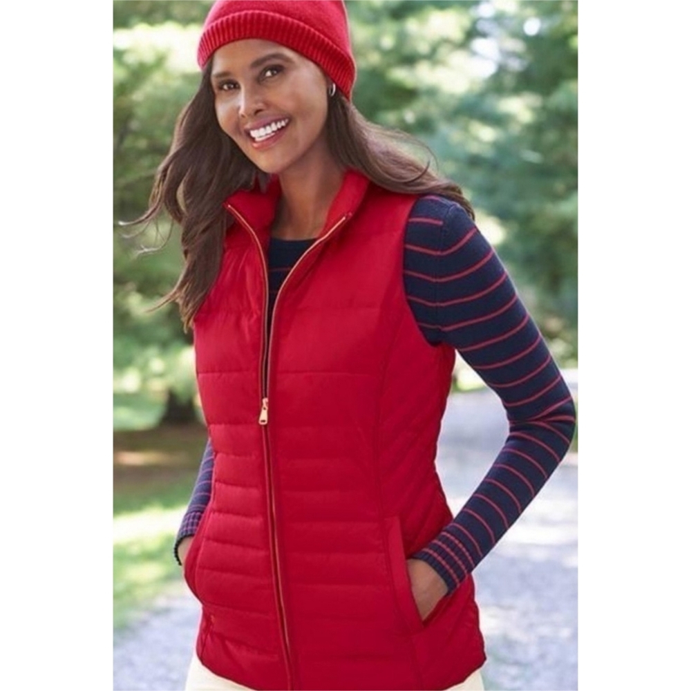 Talbots Down Filled Puffer Red Size P (0-2)
